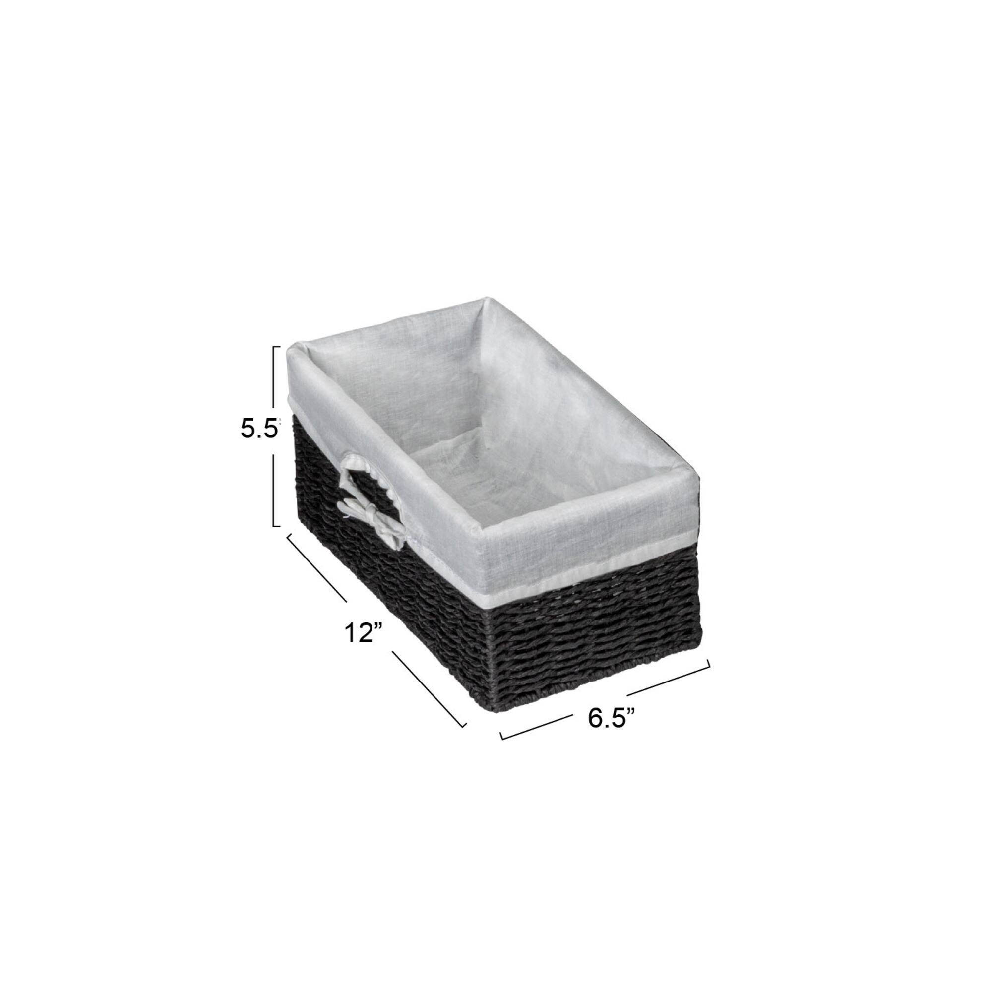 Paper Rope Wicker Basket Set